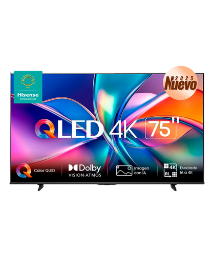 Television 75 Pulgadas Qled Hisense 75qd6qv Smart Vidaa Tv, Uhd 4k, Dolby Vision, Dolby Atmos, Wifi