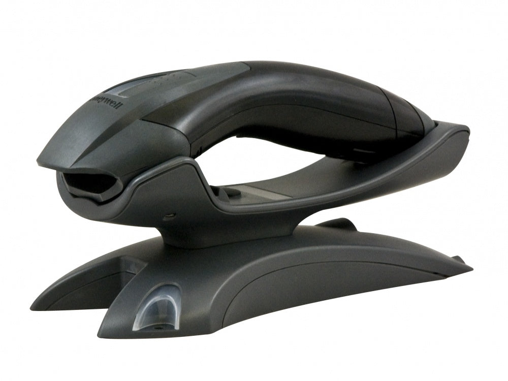 Lector De Codigo De Barras Honeywell Voyager 1202g-2usb-5, Inalambrico, Laser 1d, Bluetooth, Usb, Negro, Alcance 305 Mm, 100 Lecturas Por Segundo, Incluye Base De Comunicacion