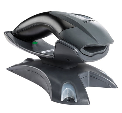 Lector De Codigo De Barras Honeywell Voyager 1202g-2usb-5, Inalambrico, Laser 1d, Bluetooth, Usb, Negro, Alcance 305 Mm, 100 Lecturas Por Segundo, Incluye Base De Comunicacion