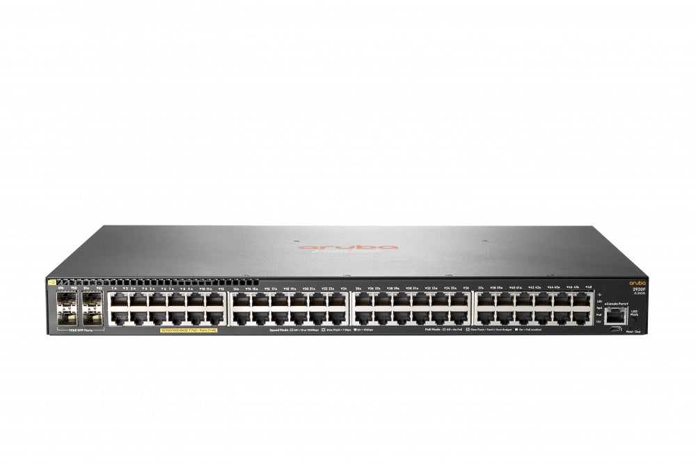 Switch Hpe Aruba Jl262a 2930f 48g Rj45 Poe 370w Y 4 Sfp 1g Administrable L3