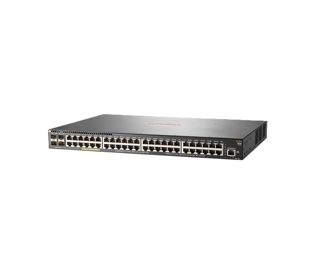 Switch Hpe Aruba Jl262a 2930f 48g Rj45 Poe 370w Y 4 Sfp 1g Administrable L3