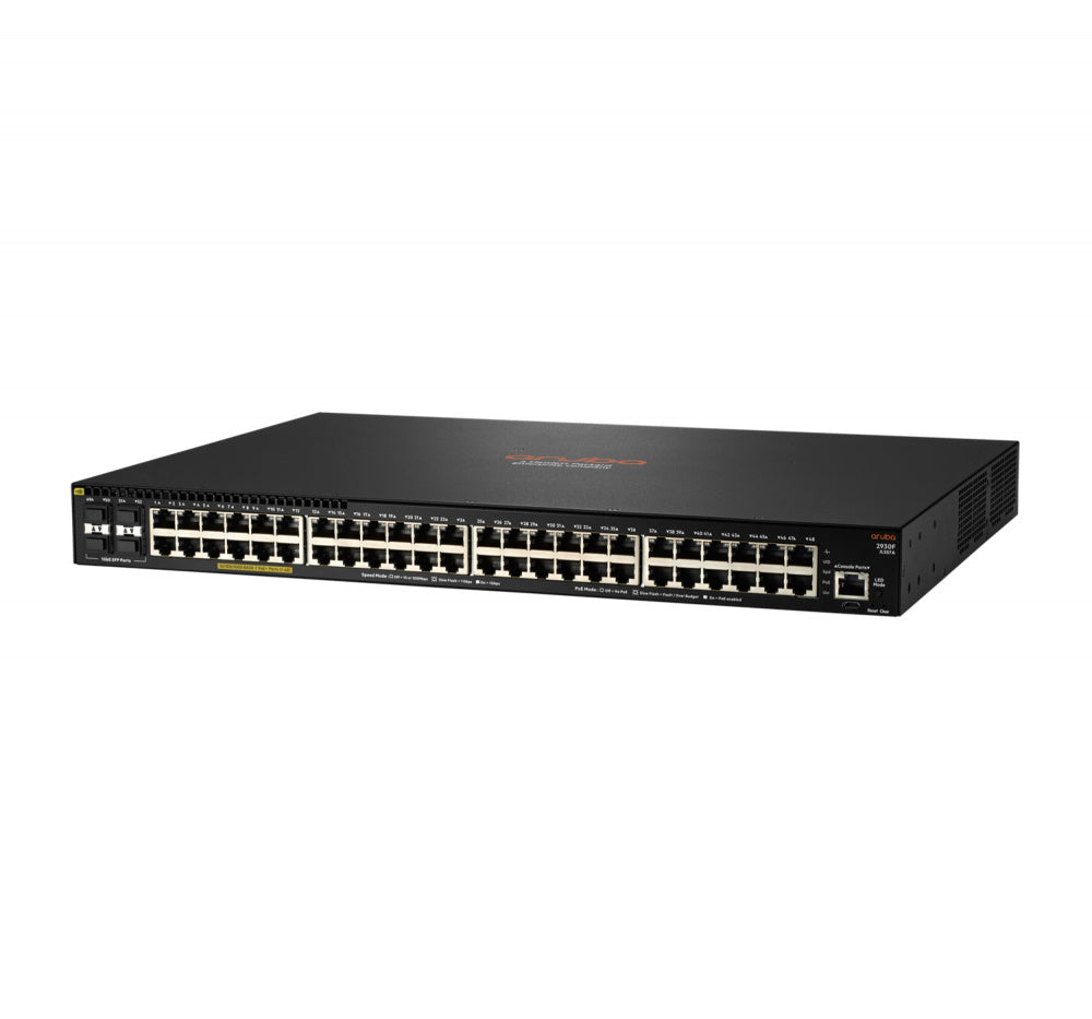Switch Hp Aruba Jl557a 2930f 48g Rj45 Poe 740w Y 4 Sfp 1g Administrable  L3