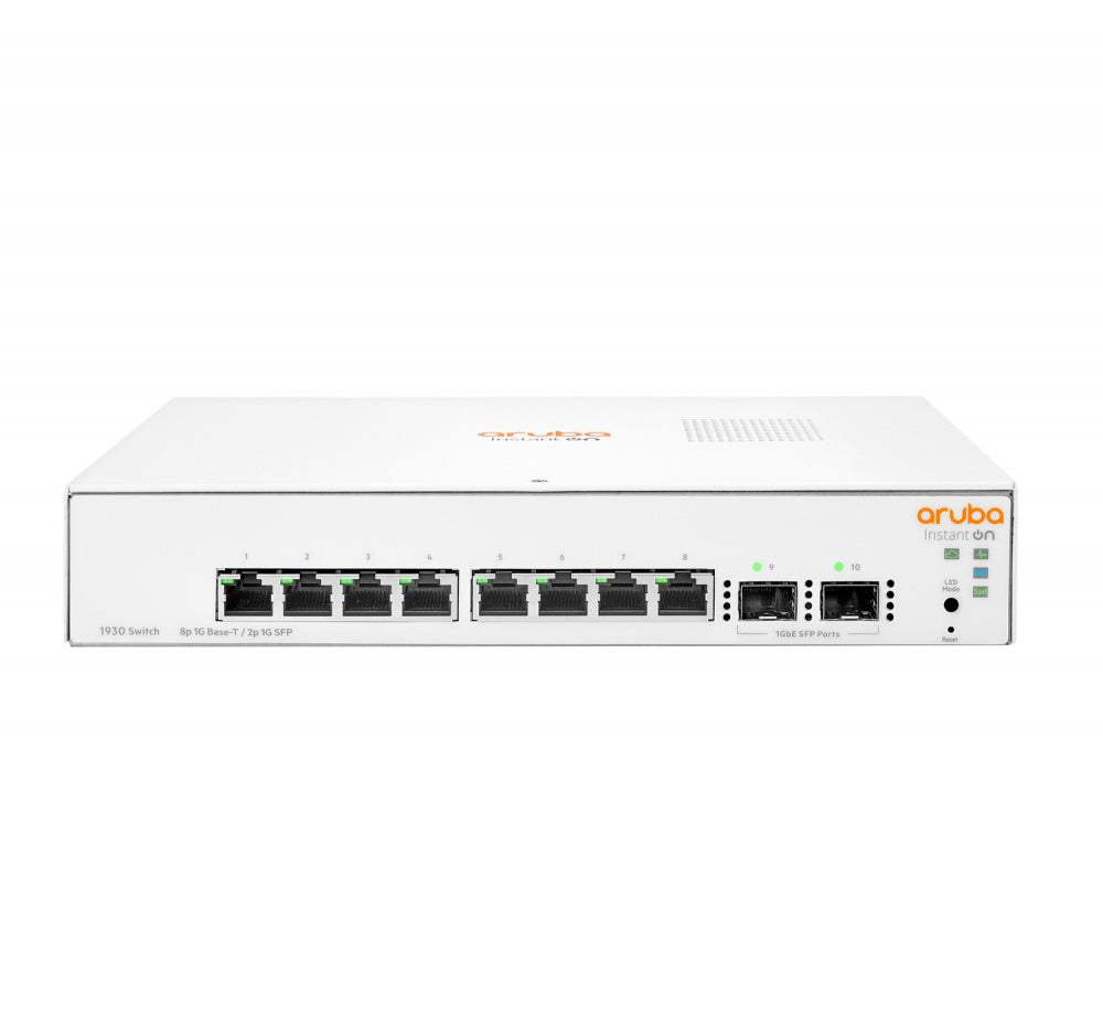 Switch Hpe Aruba Jl680a Instant On 1930 8g 2sfp Administrable Capa 2 Smart Managed