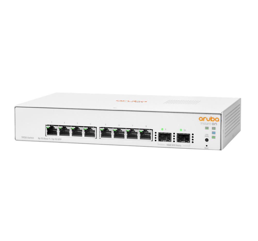 Switch Hpe Aruba Jl680a Instant On 1930 8g 2sfp Administrable Capa 2 Smart Managed