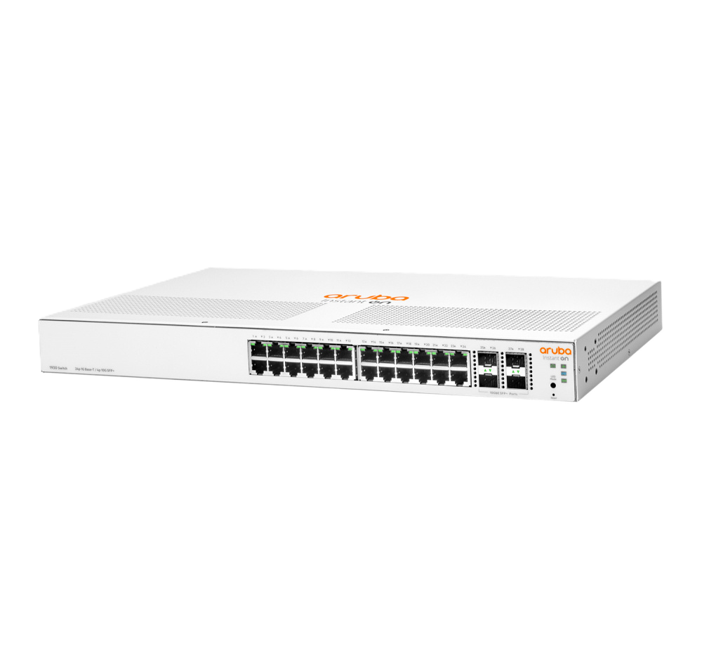 Switch Hpe Aruba Jl682a Instant On 1930 24g 4 Sfp+ Administrable Capa 2 Smart Managed