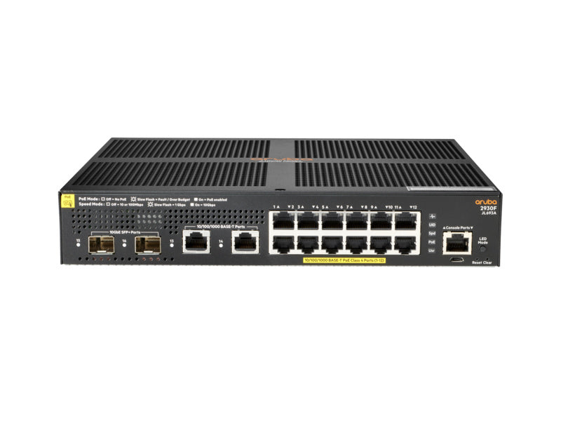 Switch Hpe Aruba Jl693a 2930f 12g Poe 139w 2ge Non Poe/2sfp