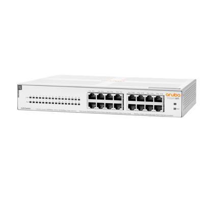 Switch Hpe Aruba R8r48a Instant On 1430 Con 16 Puertos Poe Clase 4 Rj45 10/100/1000 Mbps No Administrabl