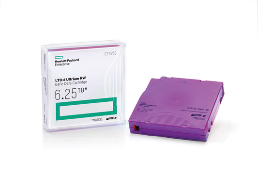 Cartucho De Datos Hpe Lto-6 Ultrium De 6.25 Tb Rw 400 Mb/s