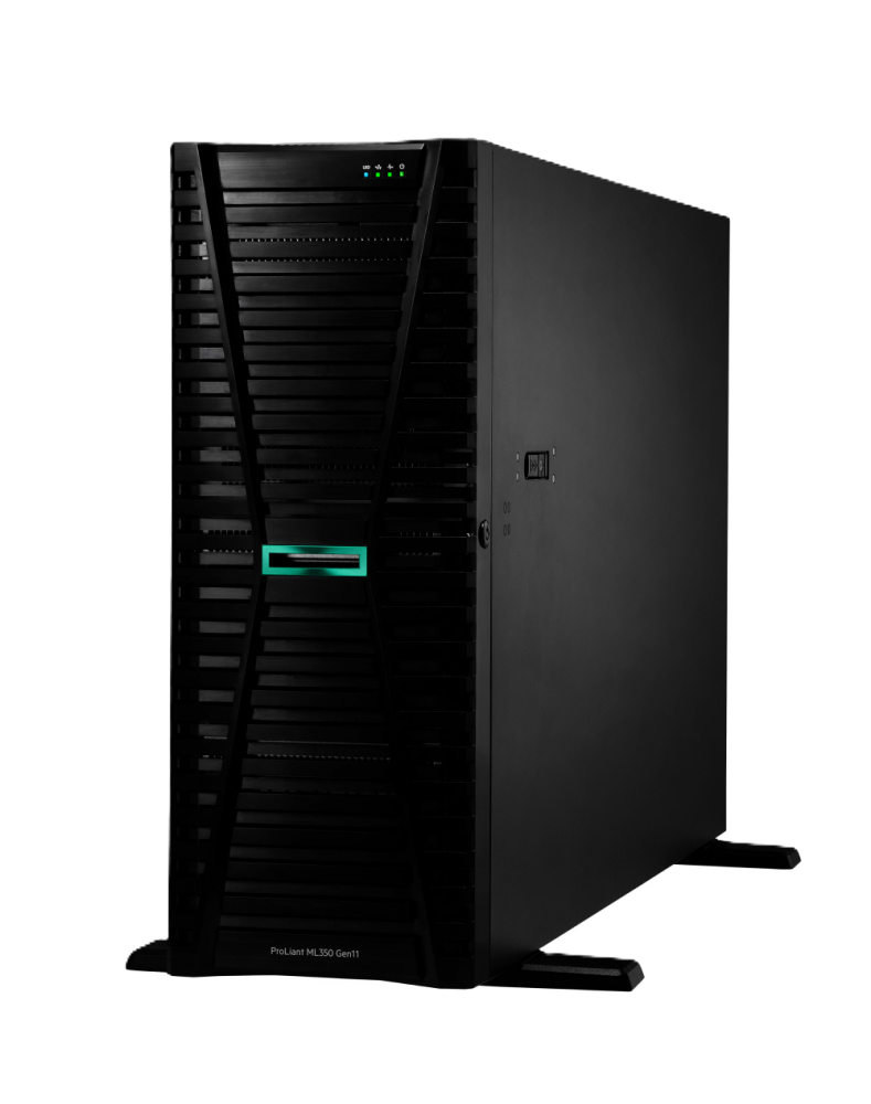 Servidor Hpe Proliant Ml350 Gen11 4410y 2 Ghz 12c 1p 64 Gb-r 8 Sff Mr408i-o Ssd 2x960gb Y Fuente Redundante 2x800w La