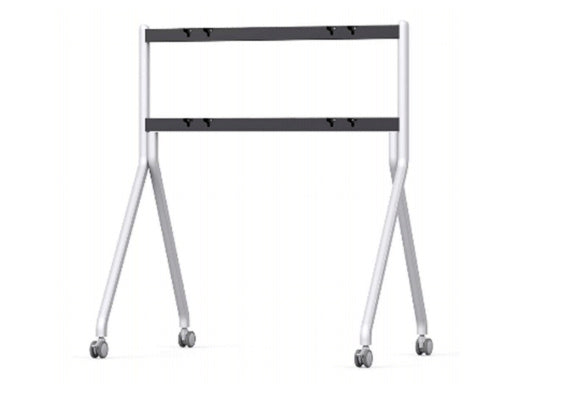 White Rolling Stand Para Huawei Ideahub 65/75/86 Inches