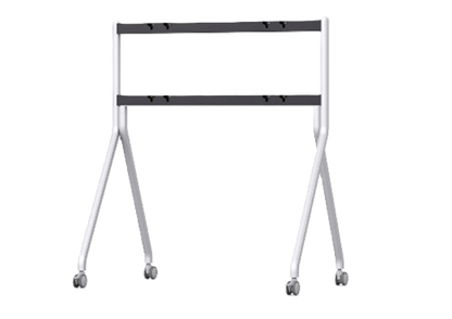 White Rolling Stand Para Huawei Ideahub 65/75/86 Inches