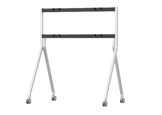 White Rolling Stand Para Huawei Ideahub 65/75/86 Inches