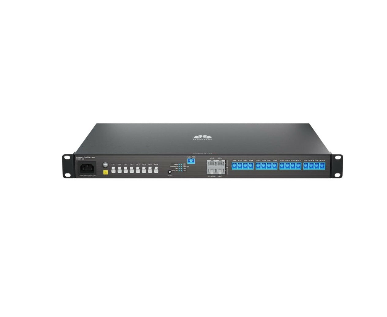 Huawei Miniftto - Gateway Óptico / 4 Puertos Ge (wan/lan) + 1 Puerto Xgpon (sc/upc) + 8 Puertos Pof (xc/upc) + 16 Puertos Gpon(sc/upc) /  Vpn / Vlans /  Wi-fi Roaming / Firewall / Administración Nube