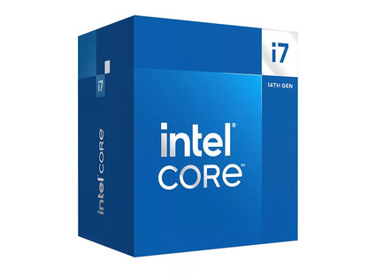 Procesador Intel Core I7-14700f S-1700 14a Gen /hasta 5.4 Ghz /cache 33mb /20 Cores 8p12e /sin Graficos /con Disipador /computo Medio