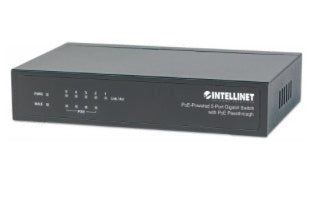 Poe Switch,intellinet,561082, Gb  5 Ptos 30w/pto, 68w