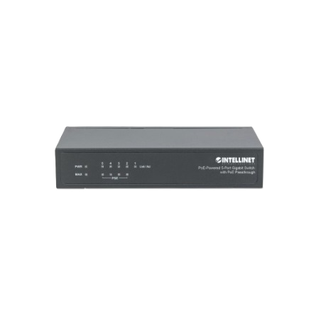Poe Switch,intellinet,561082, Gb  5 Ptos 30w/pto, 68w