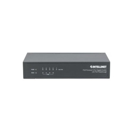 Poe Switch,intellinet,561082, Gb  5 Ptos 30w/pto, 68w