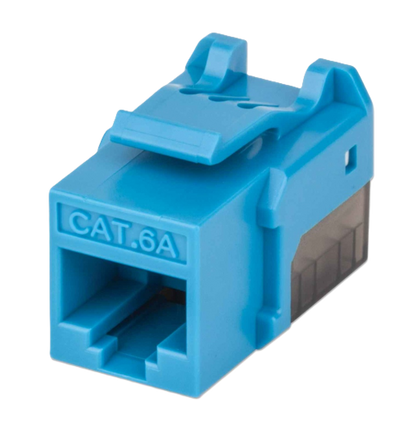 Jack,intellinet,772334, Cat 6a  De Impacto (keystone) Azul
