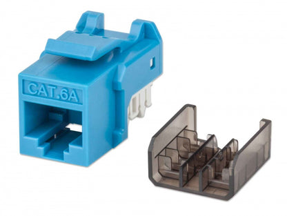 Jack,intellinet,772334, Cat 6a  De Impacto (keystone) Azul