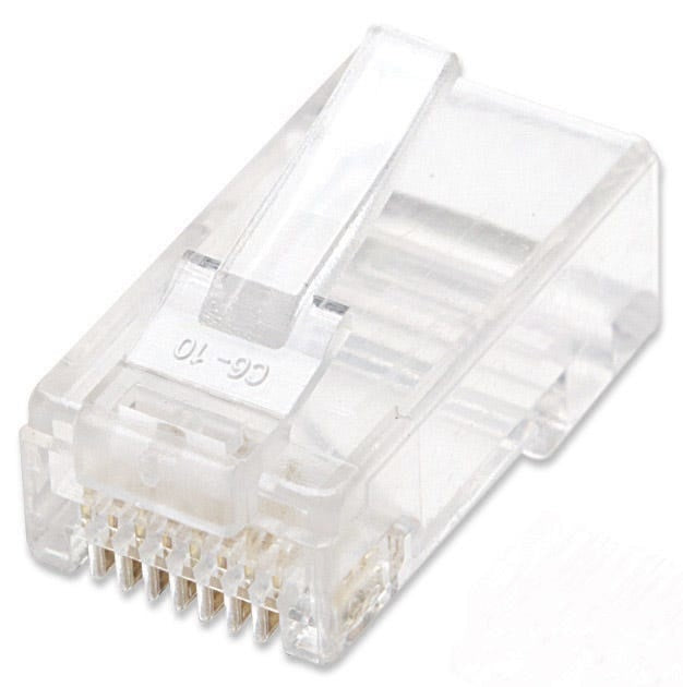 Plug Rj45,intellinet,790055, Cat 5e Utp Multifilar 100 Pzas