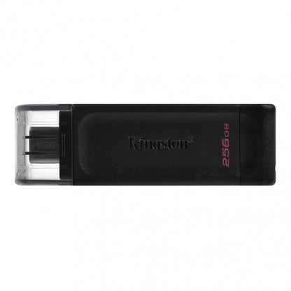Memoria Flash Usb Kingston Data Traveler 70 256gb Gen 1 3.2 Tipo C Negro (dt70/256gb)