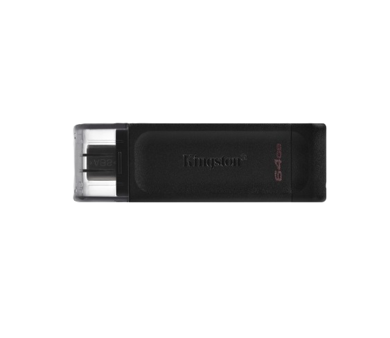 Memoria Flash Usb Kingston Data Traveler 70 64gb Gen 1 3.2 Tipo C Negro (dt70/64gb)
