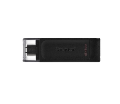 Memoria Flash Usb Kingston Data Traveler 70 64gb Gen 1 3.2 Tipo C Negro (dt70/64gb)