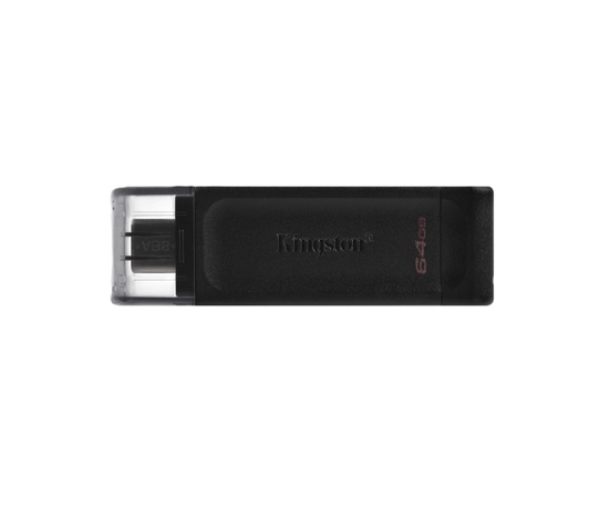 Memoria Flash Usb Kingston Data Traveler 70 64gb Gen 1 3.2 Tipo C Negro (dt70/64gb)