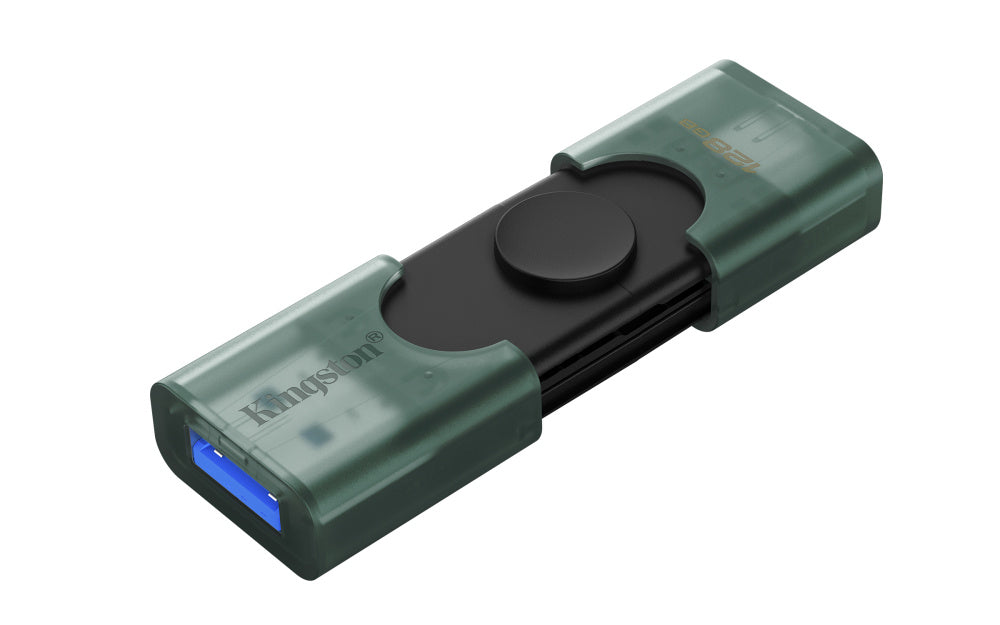 Memoria Flash Usb Kingston Data Traveler Duo Flash Drive 128gb Tipo A-c Dtdeg2/128gb