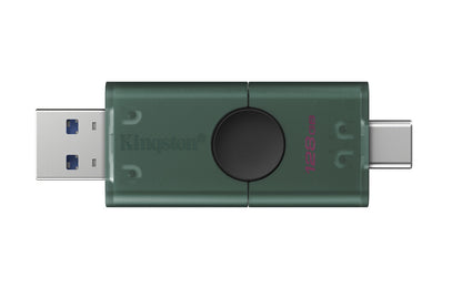 Memoria Flash Usb Kingston Data Traveler Duo Flash Drive 128gb Tipo A-c Dtdeg2/128gb