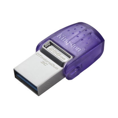 Memoria Flash Usb Kingston Data Traveler Microduo 256gb 3c Type A-c (dtduo3cg3/256gb)