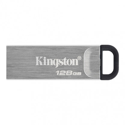 Memoria Flash Usb Kingston Data Traveler Kyson 128gb Gen 1 3.2 Tipo A Metal (dtkn/128gb)