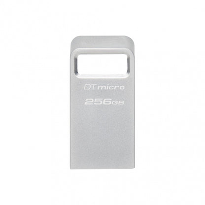 Memoria Flash Usb Kingston Data Traveler Micro 256gb Gen 1 3.2 Tipo A Metal (dtmc3g2/256gb)