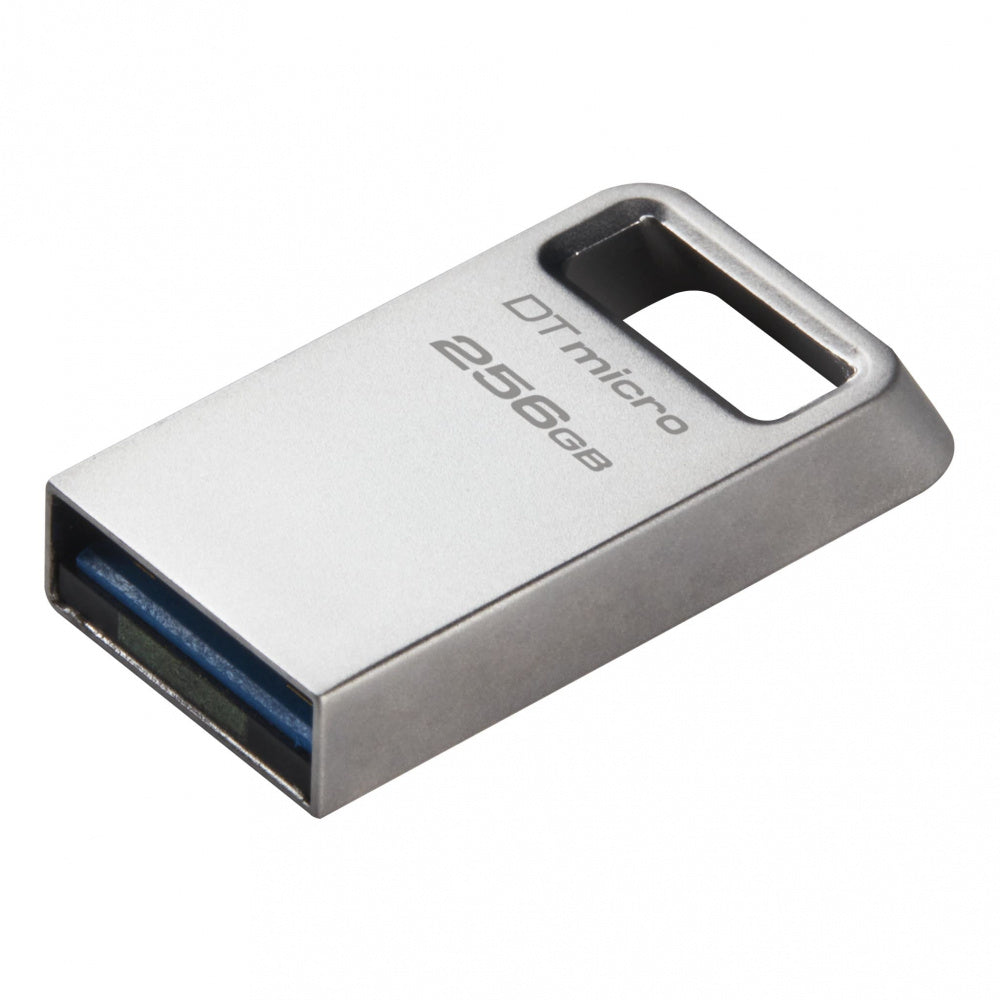Memoria Flash Usb Kingston Data Traveler Micro 256gb Gen 1 3.2 Tipo A Metal (dtmc3g2/256gb)