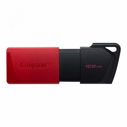 Memoria Flash Usb Kingston Data Traveler Exodia M 128gb Gen 1 3.2 C/tapa Mvil Negro Rojo Dtxm/128gb