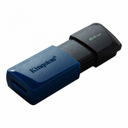 Memoria Flash Usb Kingston Data Traveler Exodia M 64gb Gen 1 3.2 Gen 1 C/tapa MÓvil Negro + Azul (dtxm/64gb)