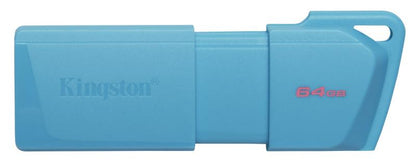 Memoria Flash Usb Kingston Data Traveler Exodia 64gb Gen 1 3.2 Tipo A Turquesa Neon (kc-u2l64-7lb)