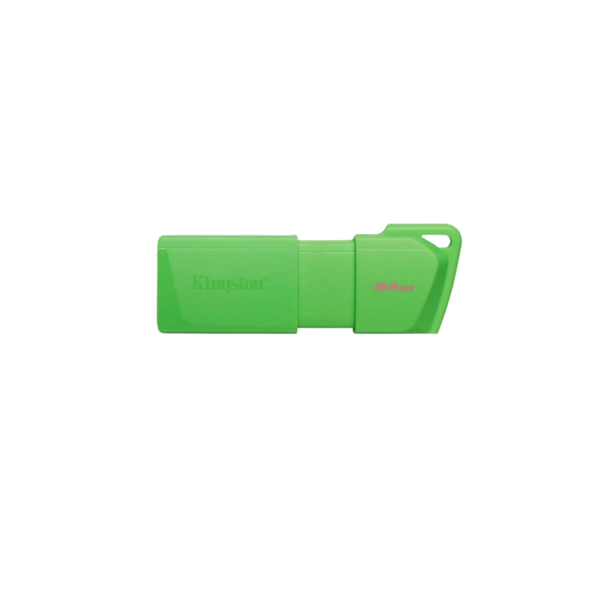 Memoria Flash Usb Kingston Data Traveler Exodia 64gb Gen 1 3.2 Tipo A Verde Neon (kc-u2l64-7lg)