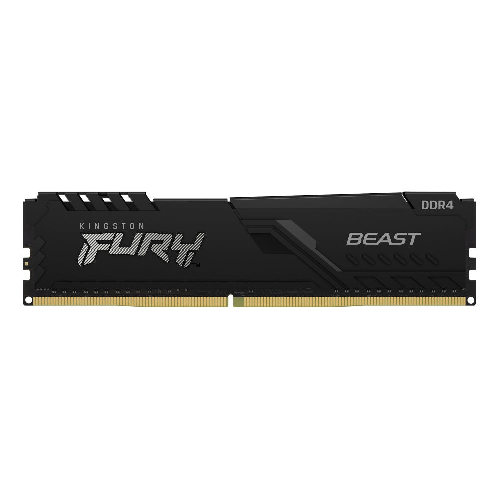 Memoria Ram Kingston Dimm Ddr4 8gb 3600mt/s Fury Beast Black Xmp Cl17 288pin 1.35v C/disipador De Calor