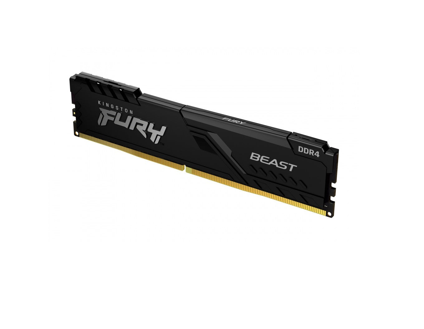 Memoria Ram Kingston Dimm Ddr4 16gb 3600mt/s Fury Beast Black Cl18 288pin 1.35v C/disipador De Calor P/pc/gamer/alto Rendimiento Kf436c18bb/16