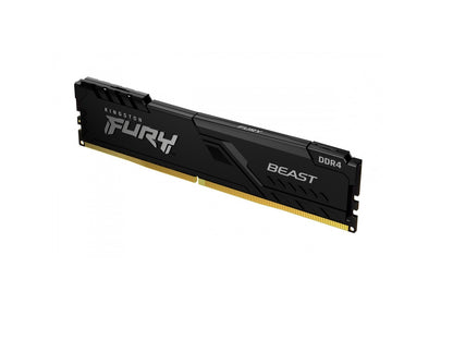 Memoria Ram Kingston Dimm Ddr4 16gb 3600mt/s Fury Beast Black Cl18 288pin 1.35v C/disipador De Calor P/pc/gamer/alto Rendimiento Kf436c18bb/16