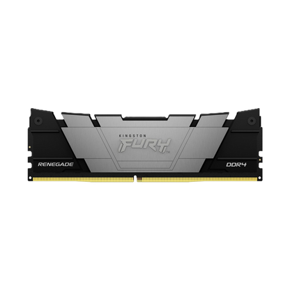 Memoria Ram Kingston Dimm Ddr4 8gb 3600mt/s Fury Renegade Black Xmp Cl16 288pin 1.35v C/disipador De Calor P/pc/gamer/alto Rendimiento Kf436c16rb2/8