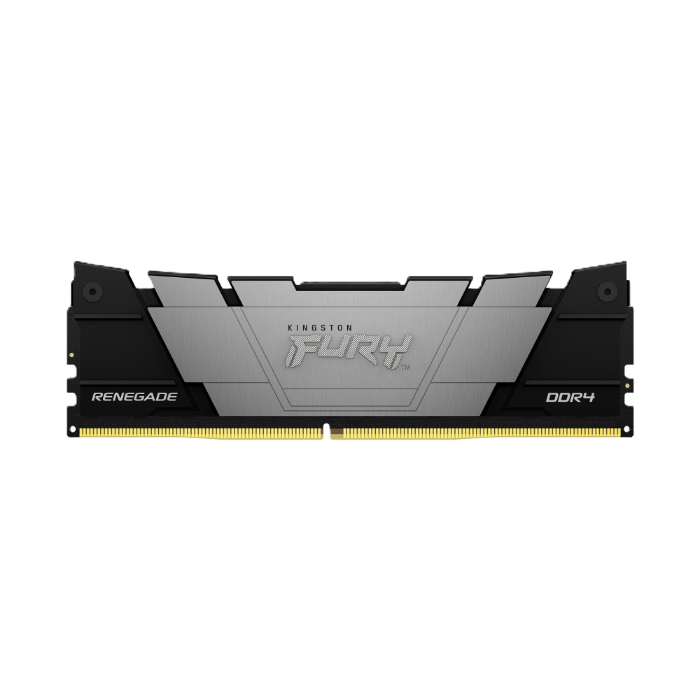 Memoria Ram Kingston Dimm Ddr4 8gb 4000mt/s Fury Renegade Black Xmp Cl19 288pin 1.35v C/disipador De Calor P/pc/gamer/alto Rendimiento Kf440c19rb2/8