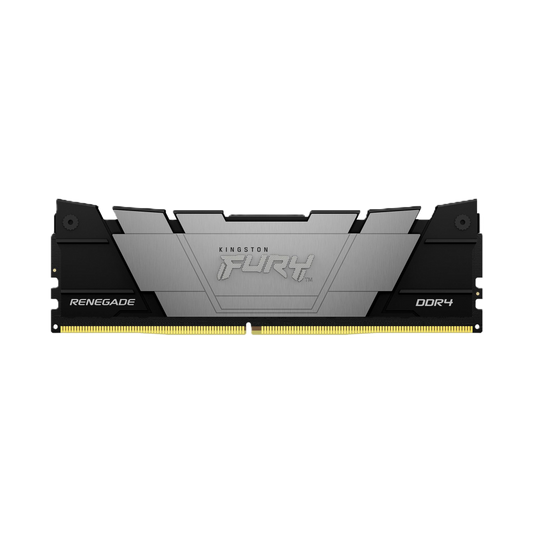 Memoria Ram Kingston Dimm Ddr4 8gb 4000mt/s Fury Renegade Black Xmp Cl19 288pin 1.35v C/disipador De Calor P/pc/gamer/alto Rendimiento Kf440c19rb2/8