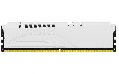 Memoria Ram Kingston Dimm Ddr5 16gb 6000mt/s Fury Beast White Expo Cl30 288pin 1.4v C/disipador De Calor P/pc/gamer/alto Rendimiento Kf560c30bwe-16