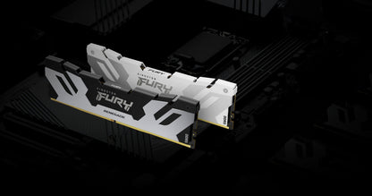 Memoria Ram Kingston Dimm Ddr5 48gb 6000mt/s Fury Renegade Silver Xmp Cl32 288pin 1.35v C/disipador De Calor P/pc/gamer/alto Rendimiento Kf560c32rs-48
