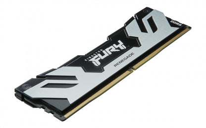 Memoria Ram Kingston Dimm Ddr5 48gb 6000mt/s Fury Renegade Silver Xmp Cl32 288pin 1.35v C/disipador De Calor P/pc/gamer/alto Rendimiento Kf560c32rs-48