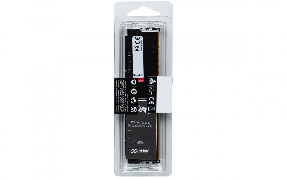 Memoria Ram Kingston Dimm Ddr5 16gb 6000mt/s Fury Beast Black Expo Cl36 288pin 1.25v C/disipador De Calor