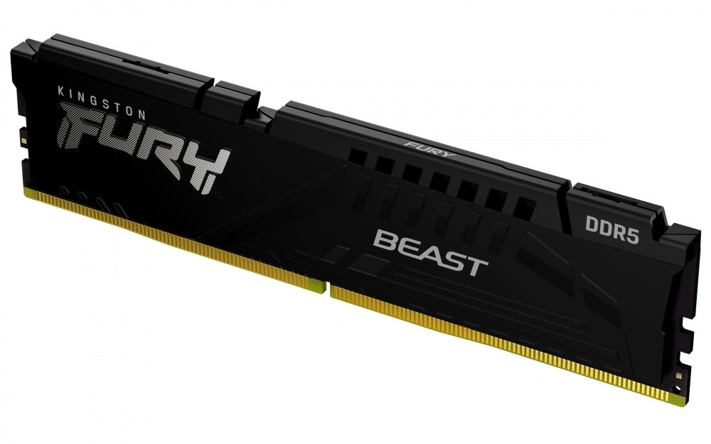 Memoria Ram Kingston Dimm Ddr5 16gb 6000mt/s Fury Beast Black Expo Cl36 288pin 1.25v C/disipador De Calor