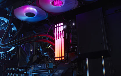 Memoria Ram Kingston Dimm Ddr5 16gb 6000mt/s Fury Beast White Expo Rgb Cl30 288pin 1.4v C/disipador De Calor